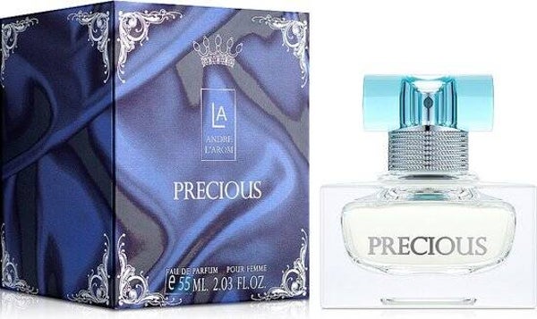 Precious - Eau de Parfum - 50 ml - van Andre L'Arom - heerlijke fris bloemig/houtige geur  - met o.a. Jasmijn en Cedar.