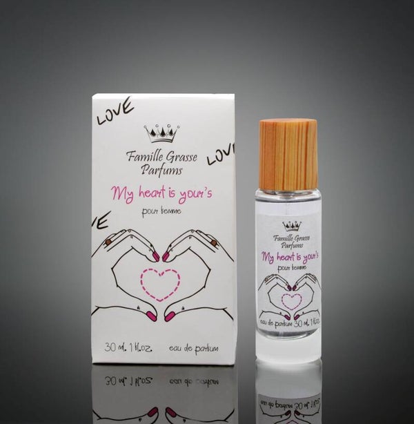 My Heart is Yours - Eau de Parfum - 30 ml - een frisse geur met Pioenroos en Kersenbloesem