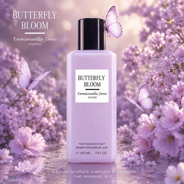 Franse Body Mist - Butterfly Bloom - een heerlijke bloemige geur - blijft 6 uur ruiken.
