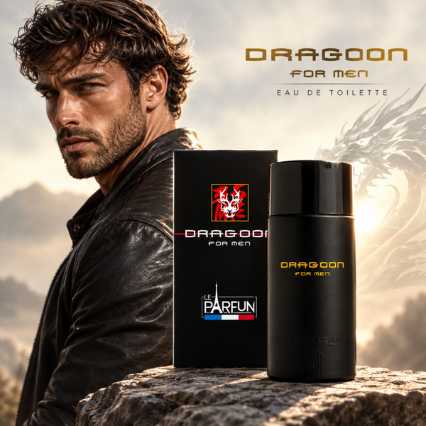Franse Heren Parfum - Draagoon - een heerlijke populaire Kruidige geur met Koriander en Vetiver.