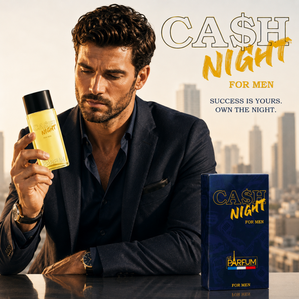 Franse Heren Parfum - Cash Night - een heerlijke aromatische Eau de Toilette - met Kardemom - Mos en Vanille.