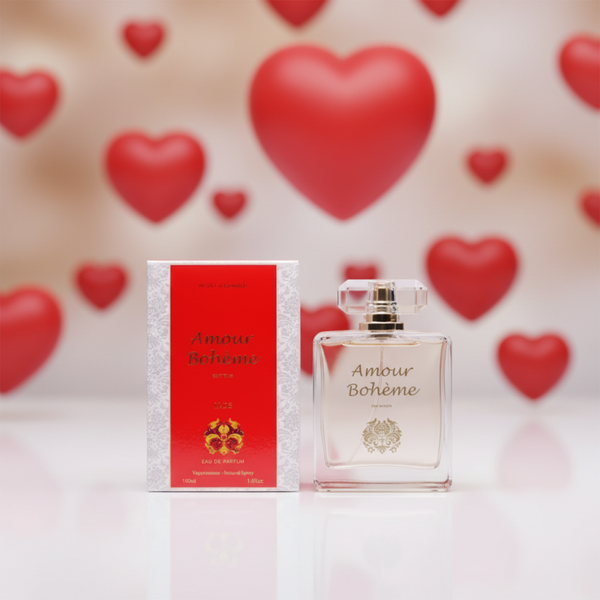 Amour Boheme - Eau de Parfum - 100 ml - een heerlijke sterke geur - met Jasmijn en Witte Musk