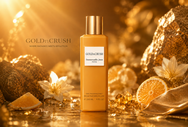Franse Body Mist - Gold Crush - een heerlijke frisse geur - blijft 6 uur ruiken.