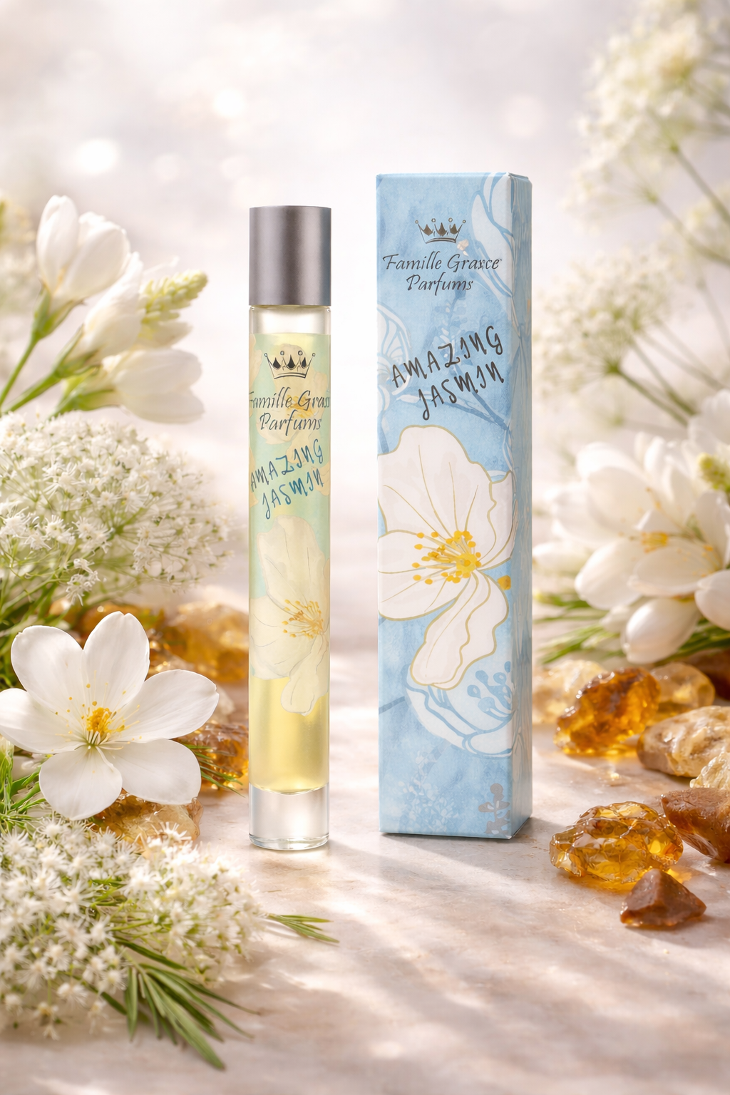 Amazing Jasmijn - Parfum Extract in een handige roller - 10 ml