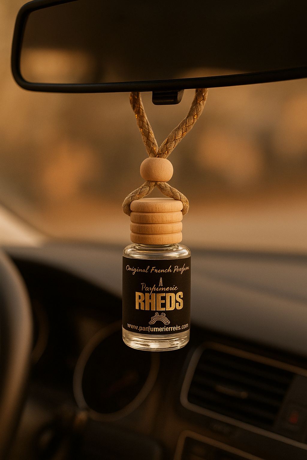 Autoparfum - Luxe Franse Geur Dennenbomen - in navulbaar flesje