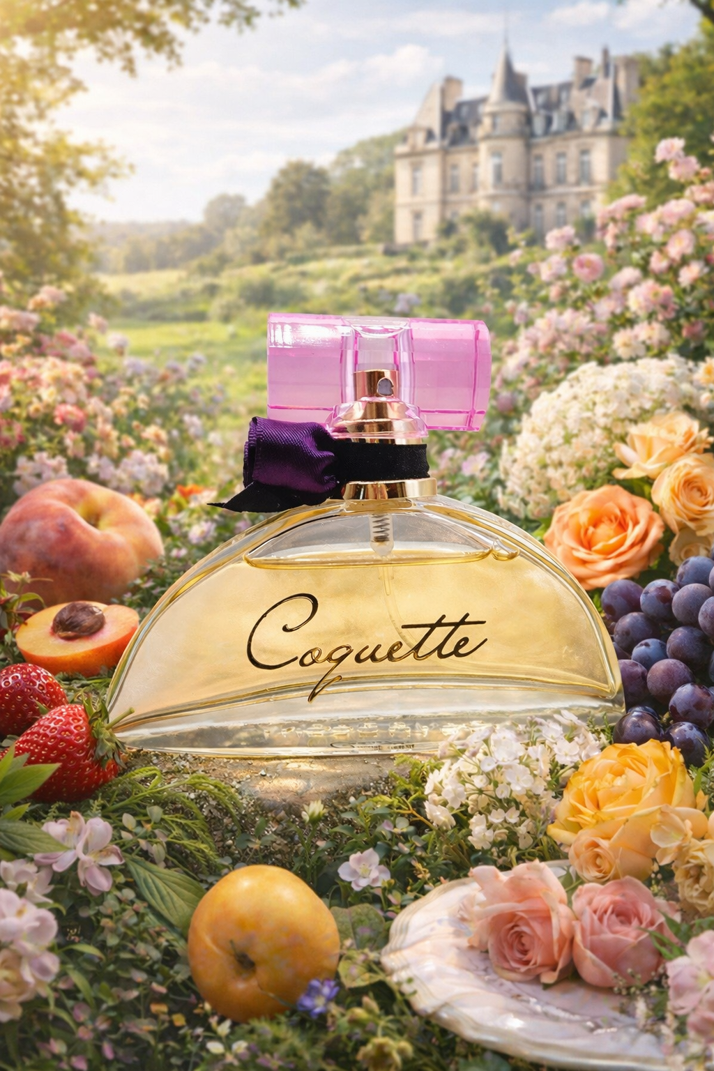 Coquette - Eau de Parfum -  50 ml - een heerlijke Patchouli geur met zachte Jasmijn - met GRATIS parfumverstuiver.