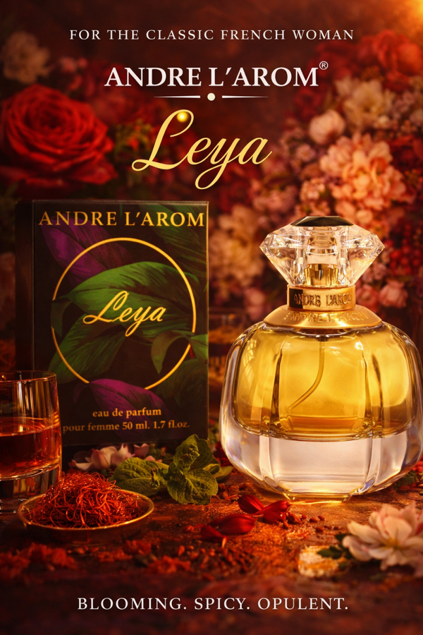 Leya - Eau de Parfum - 50 ml - een heerlijk exclusieve oriëntaalse geur met Saffraan en Patchouli