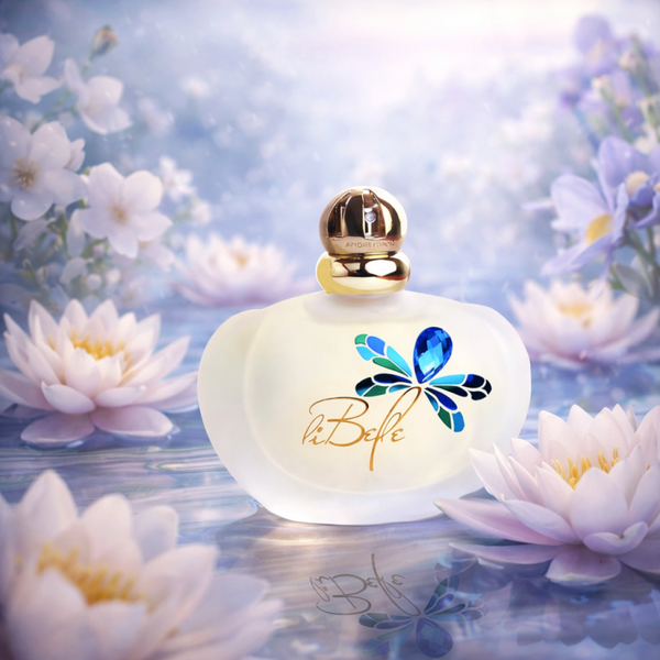 Franse Parfum - LiBelle - 100 ml - een heerlijke frisse Eau de Parfum - die absoluut de gehele dag blijft ruiken- met Jasmijn - Iris en witte Musk