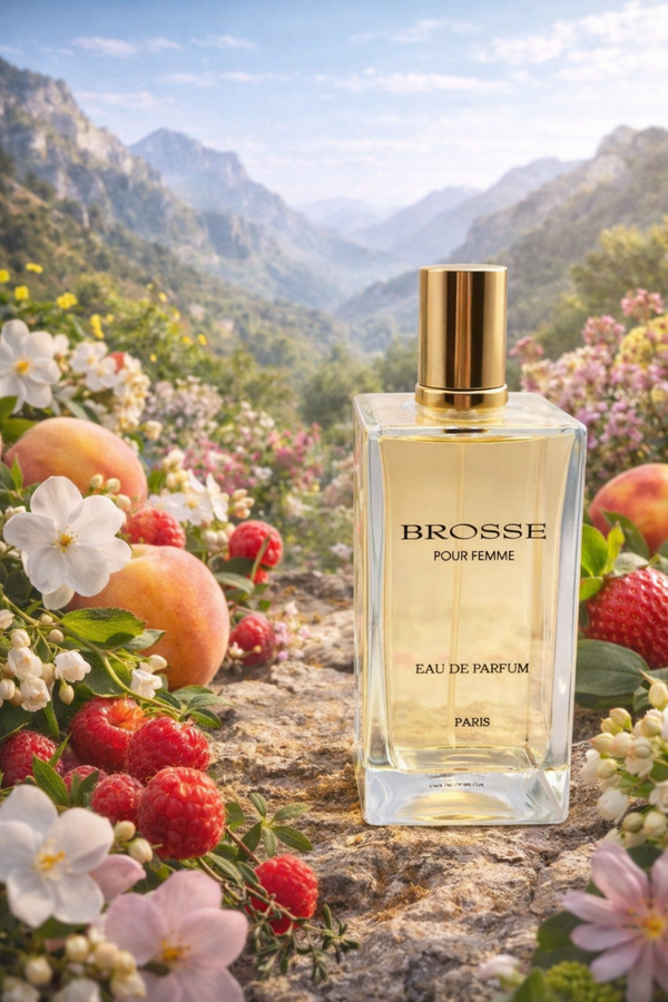 Brosse Femme - Eau de Parfum -  100 ml - een heerlijke bloemige/fruitige geur - met o.a. Mandarijn, Jasmijn, Sandelhout en Witte Musk