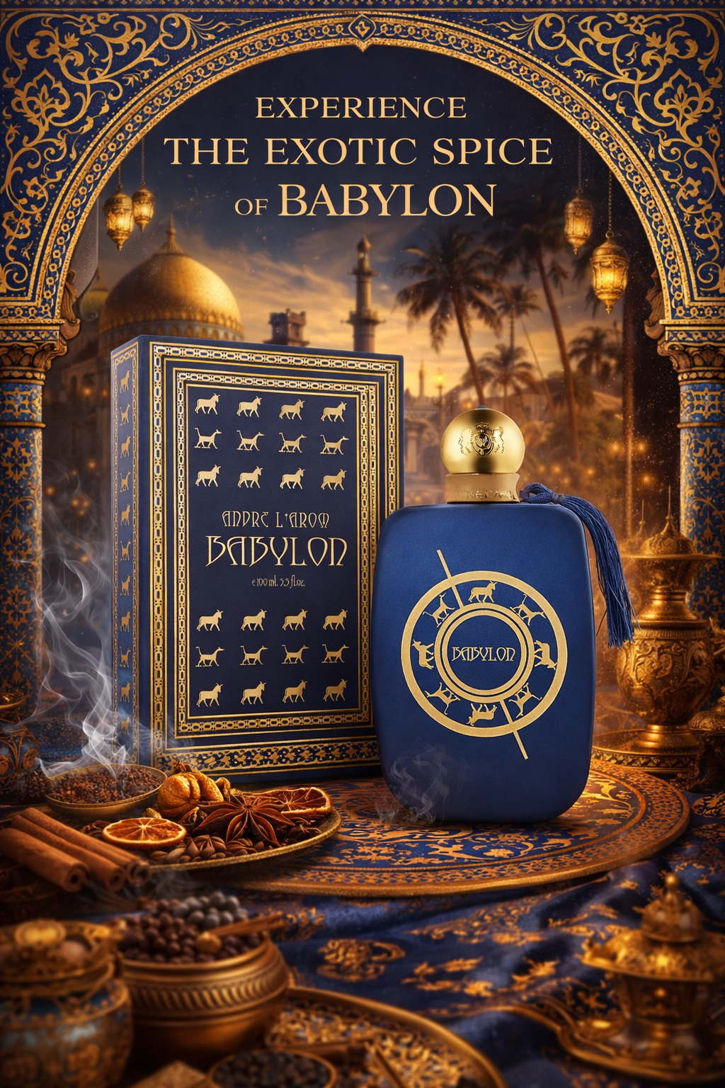 Babylon - Eau de Parfum - 100 ml - een exclusieve geur met Oosterse noten - in zeer luxe cadeauverpakking.