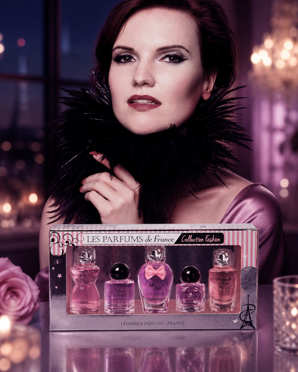 Franse Dames Parfum - Les Parfums De France - Collection Fashion -  5 Eau de Parfum Miniaturen.