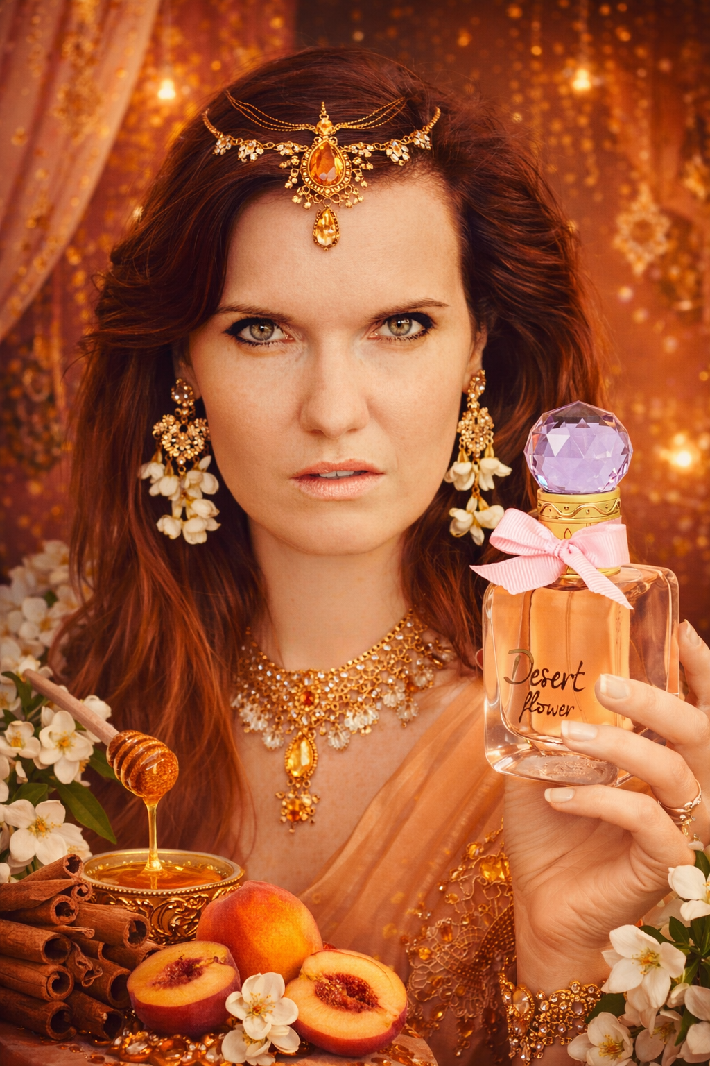 Desert Flower -Eau de Parfum - 50 ml - een Oosterse geur met Jasmijn, Kaneel  en Honing