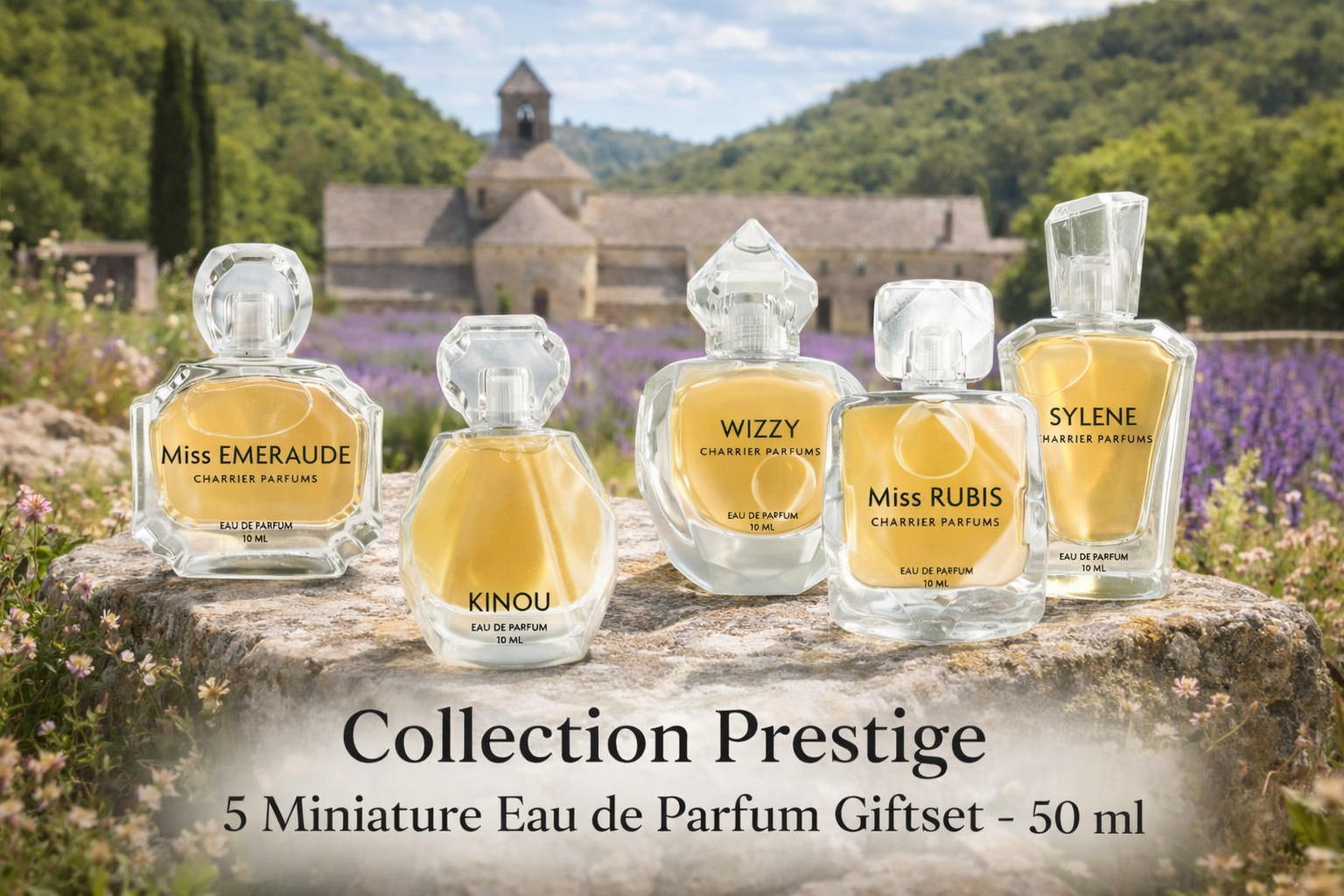 Collection Prestige - Eau de Parfum Miniaturen- met 5 schitterende grote miniaturen ( 5 x 10 ml)