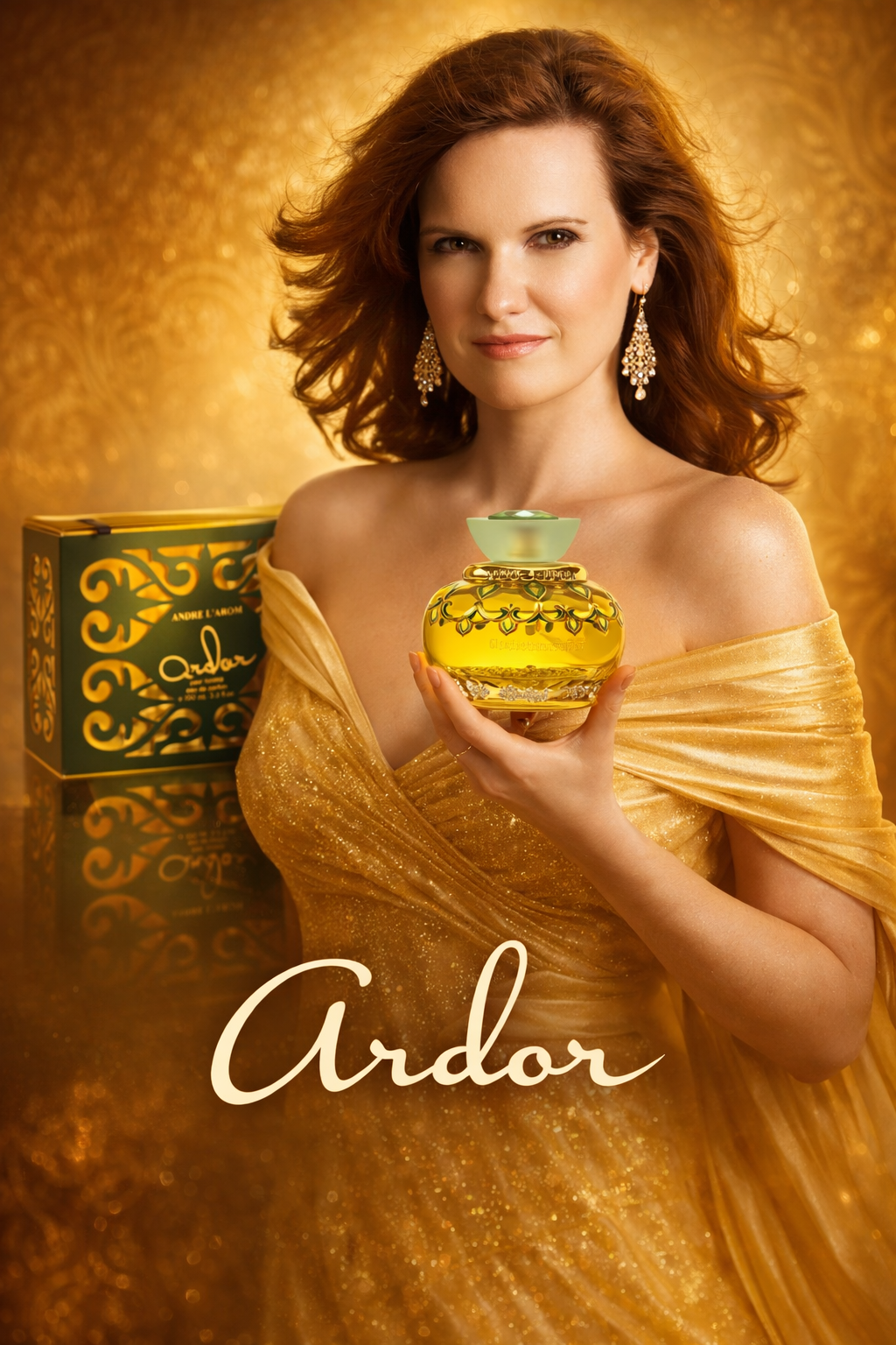 Franse Dames Parfum - Ardor - een heerlijke langdurige bloemige Eau de Parfum - in een grote schitterende fles - met extra parfum verstuiver.