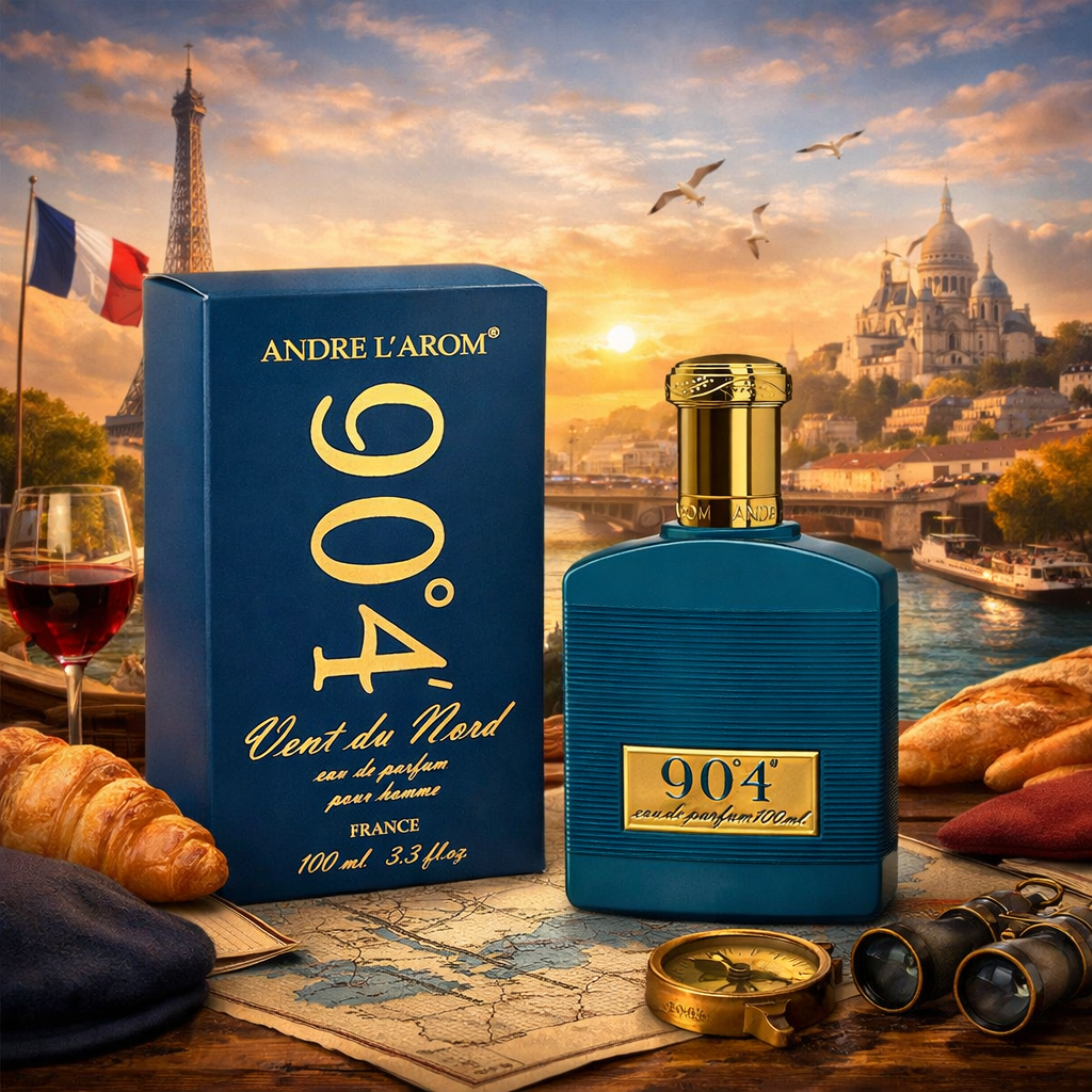 Vent du Nord 904 - Eau de Parfum - 100 ml - met Amber, Sandelhout en witte Ceder