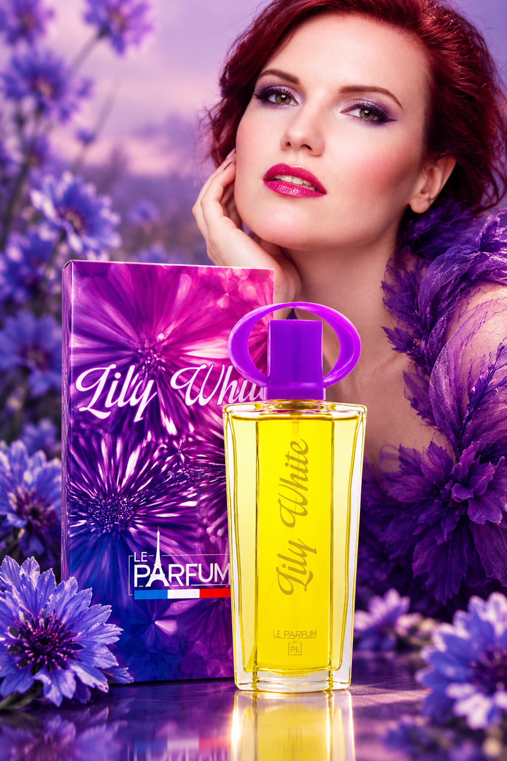 Franse Dames Parfum - Lily White - een heerlijke Orïentaals/Bloemige Eau de Toilette - met Bergamot - Jasmijn en Vanille.