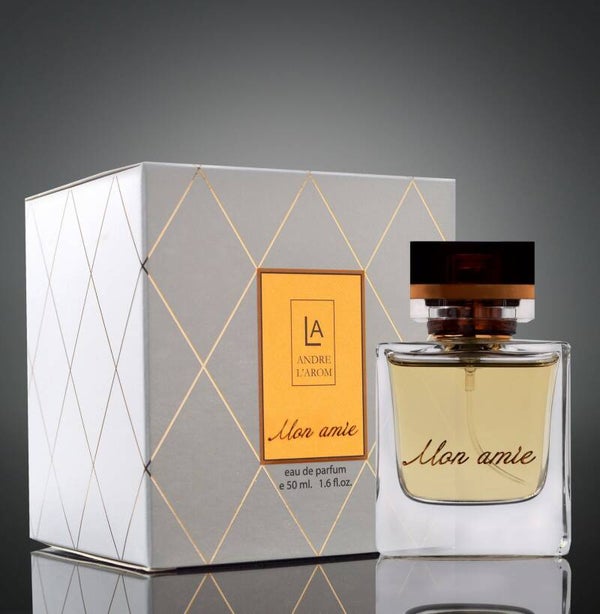 Mon Amie - Eau de Parfum - 50 ml - een heerlijke zachte oriëntaalse geur - met o.a Perzik ( met Gratis parfumverstuiver)