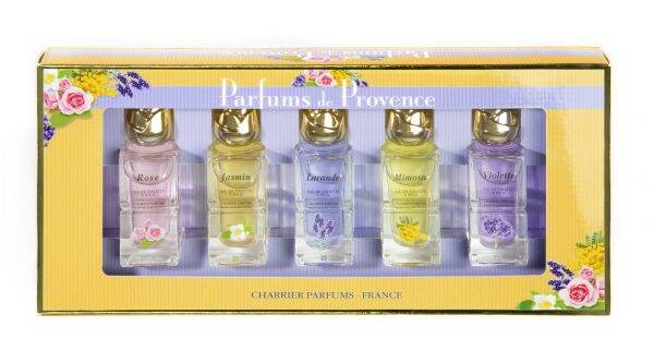 Parfums de Provence - Eau de Parfum Miniaturen - 5 schitterende miniaturen ( 5 x 10,8 ml)