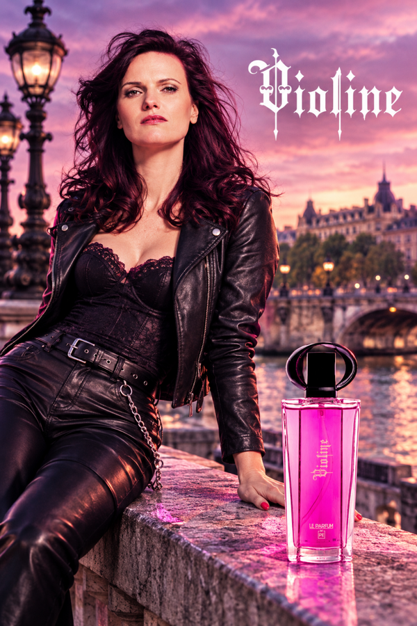 Franse Dames Parfum - Violine - een heerlijke Bloemige geur - met Orchidee - Viool en Witte Musk.