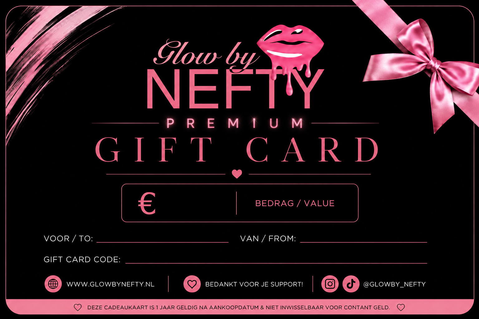 Glowbynefty Gift Card Premium