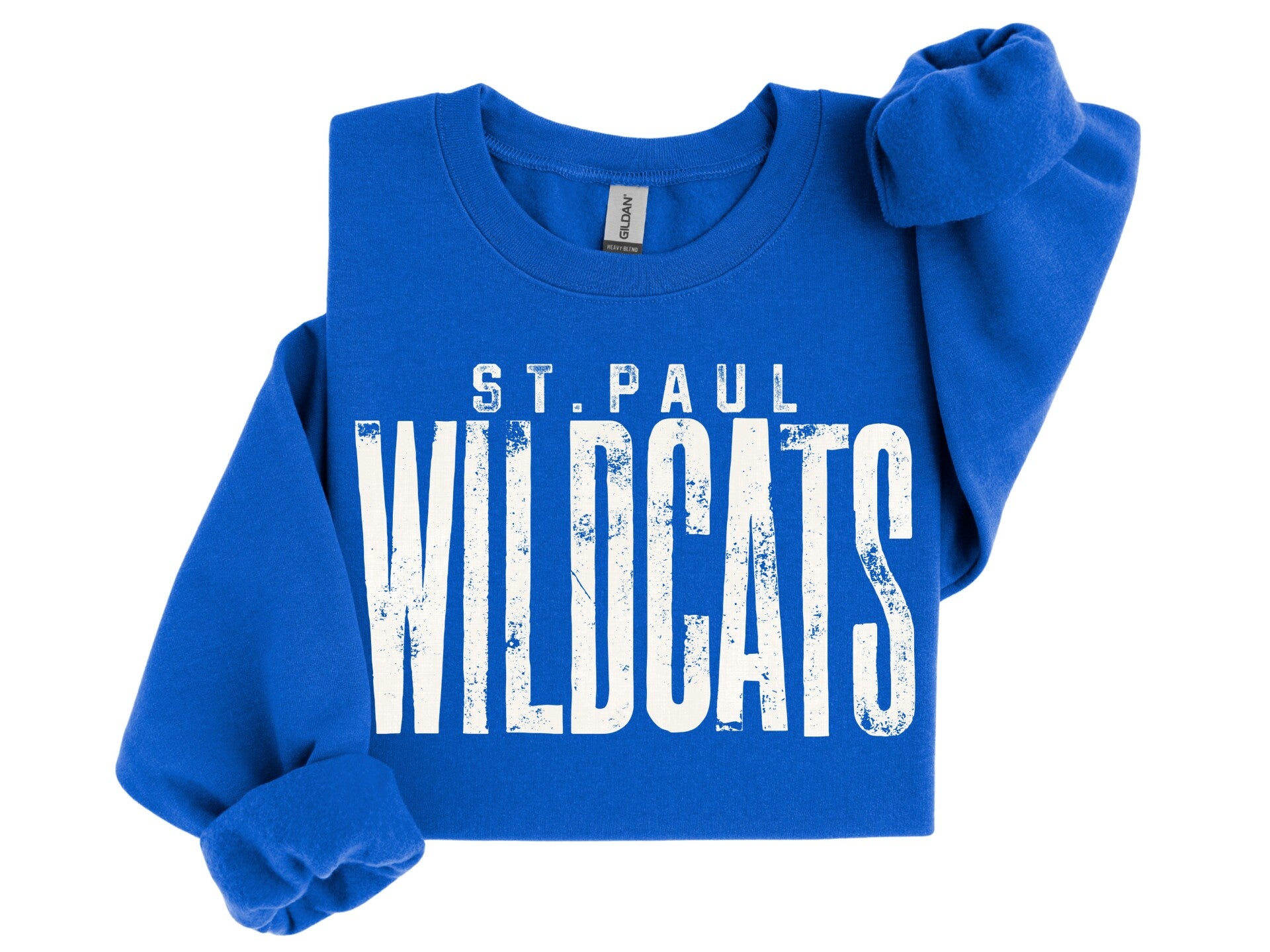 St. Paul Wildcats Vintage Block
