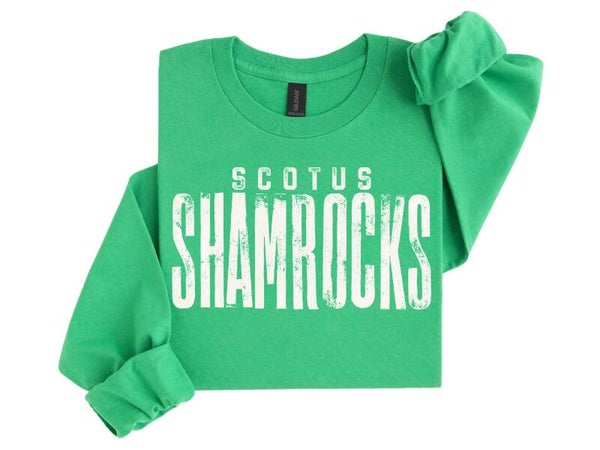Scotus Shamrocks Vintage Block
