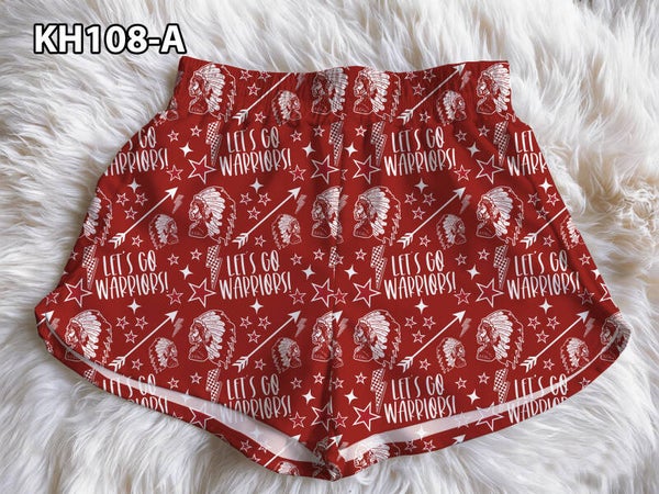 Warriors High Waisted Shorts