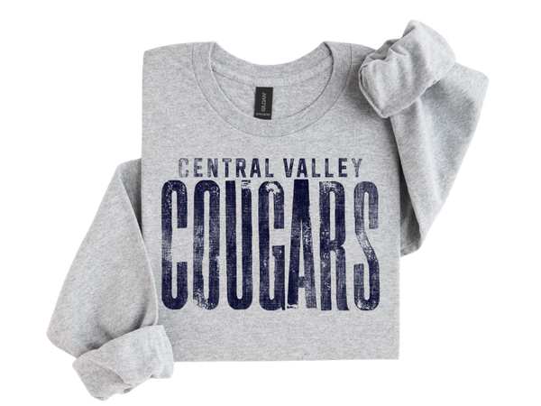Central Valley Cougars Vintage Block