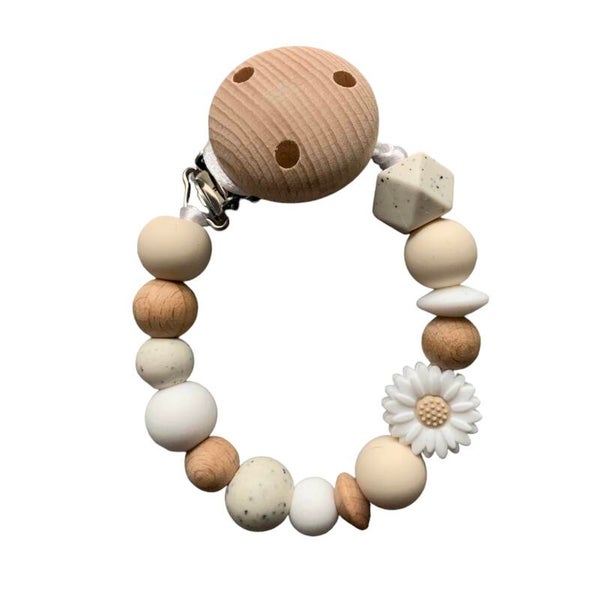 Speenkoord daisy creme