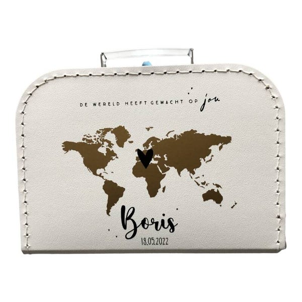 De wereld heeft gewacht op jou koffer