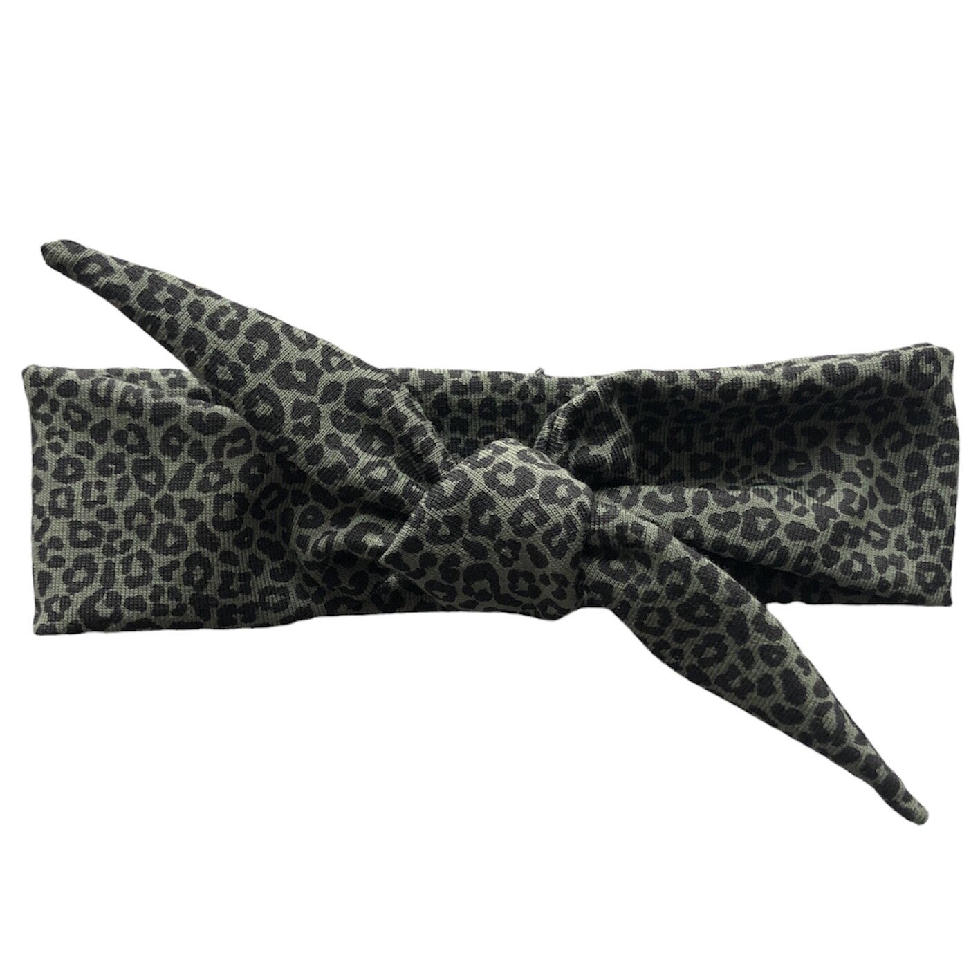 Panther green mini knoophaarband