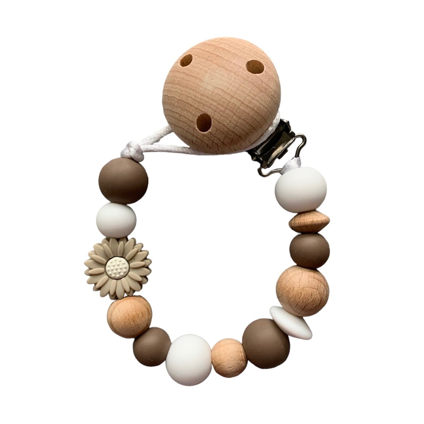 Speenkoord daisy taupe