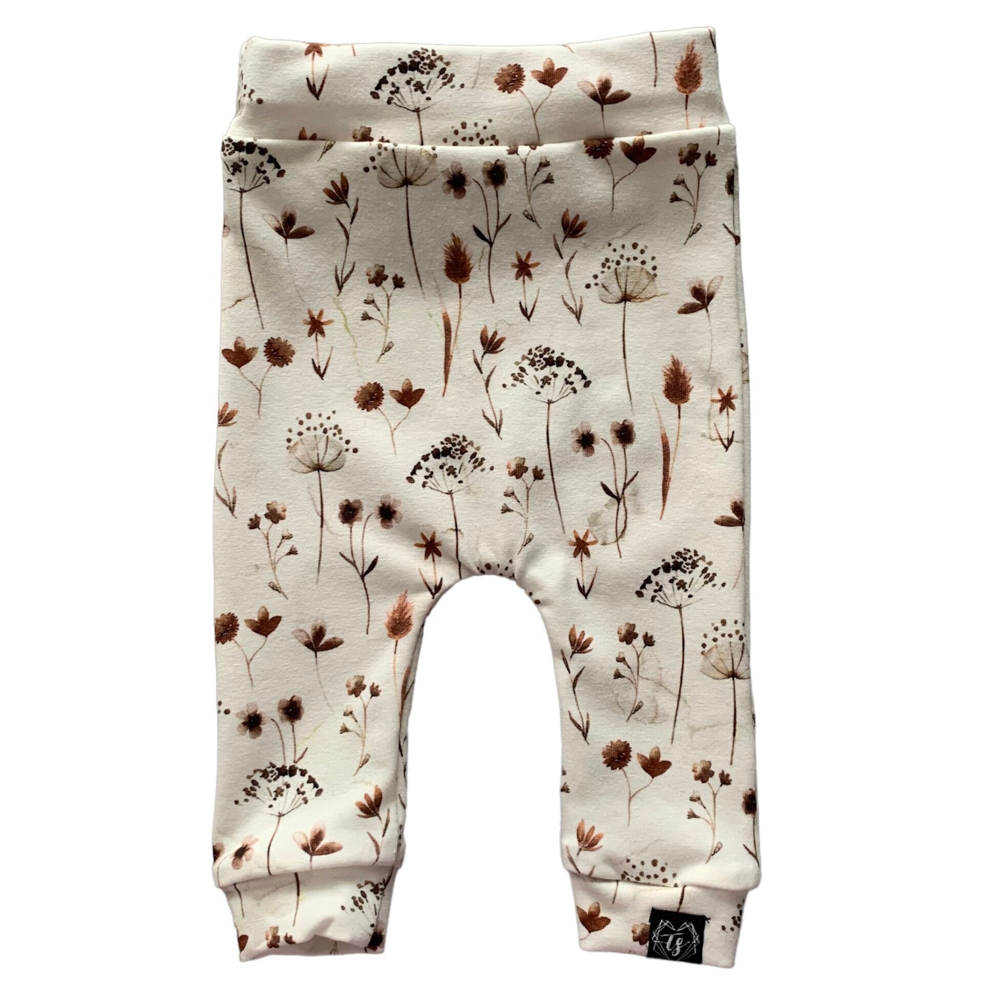 Pressed flowers broekje