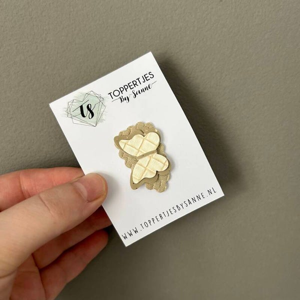 Antislip clip butterfly