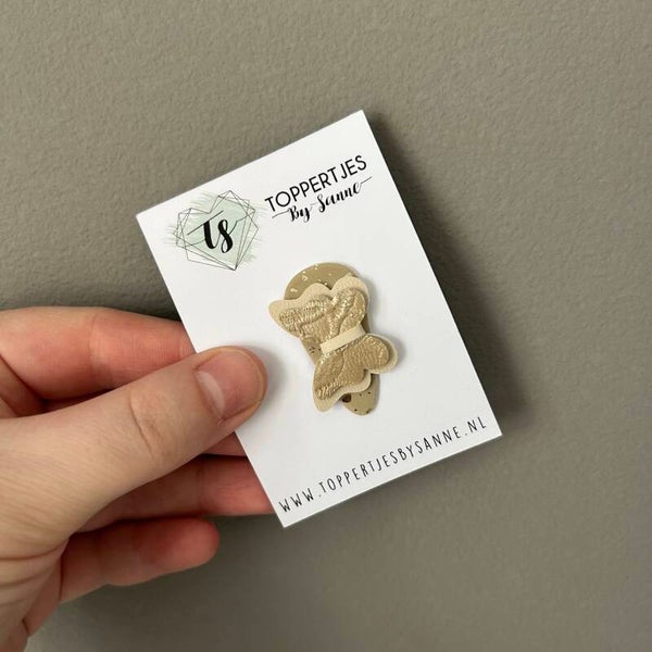 Antislip clip butterfly