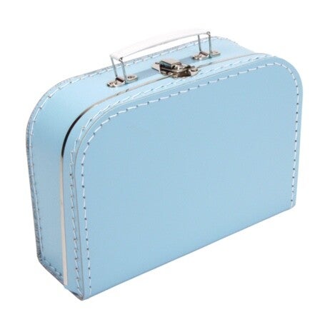 Kies opdruk blauwe koffer