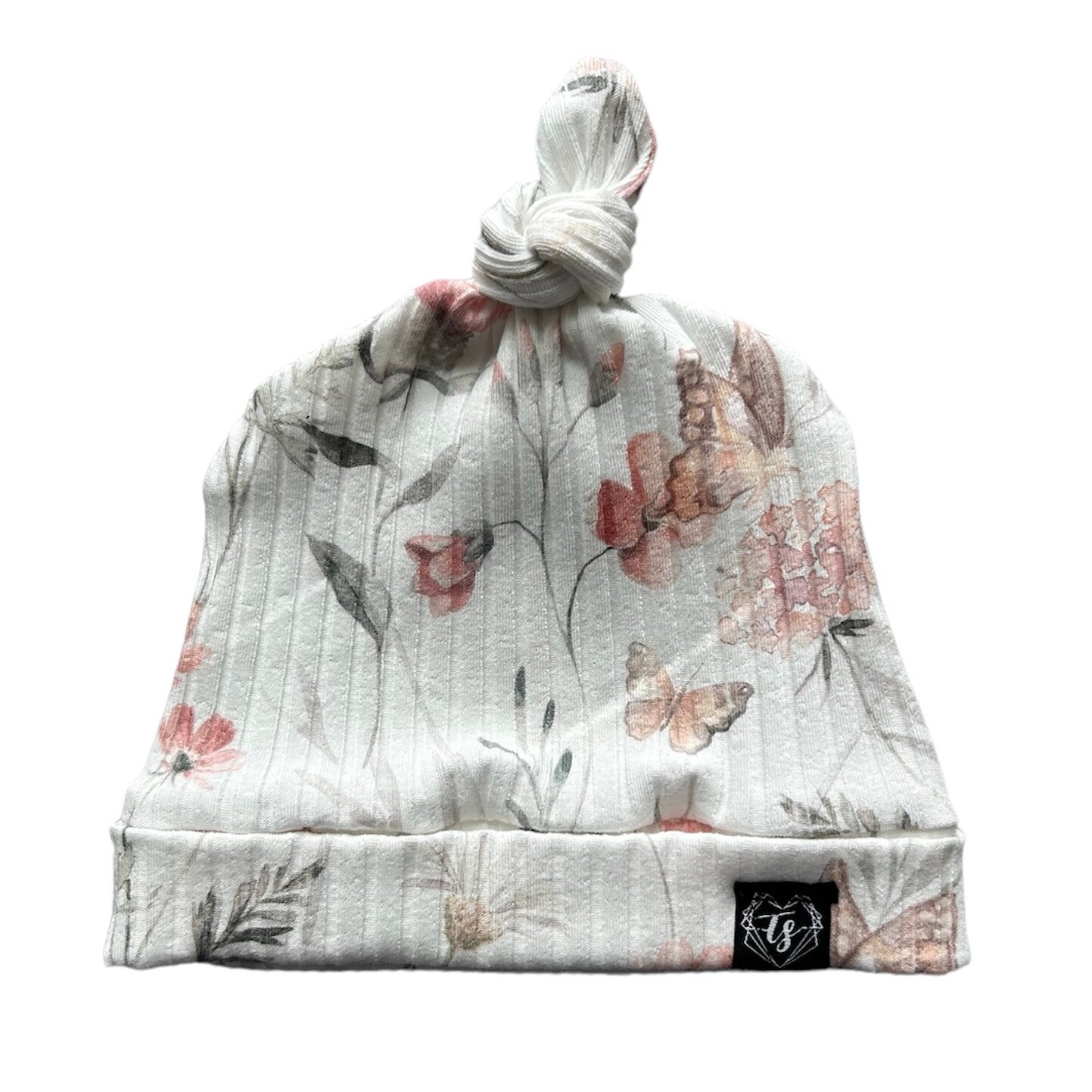 Flowers & butterflies rib 8x4 mutsje