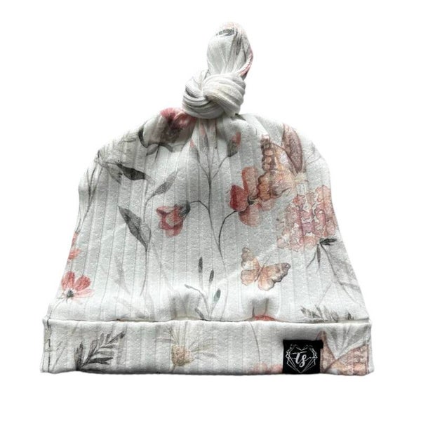 Flowers & butterflies rib 8x4 mutsje