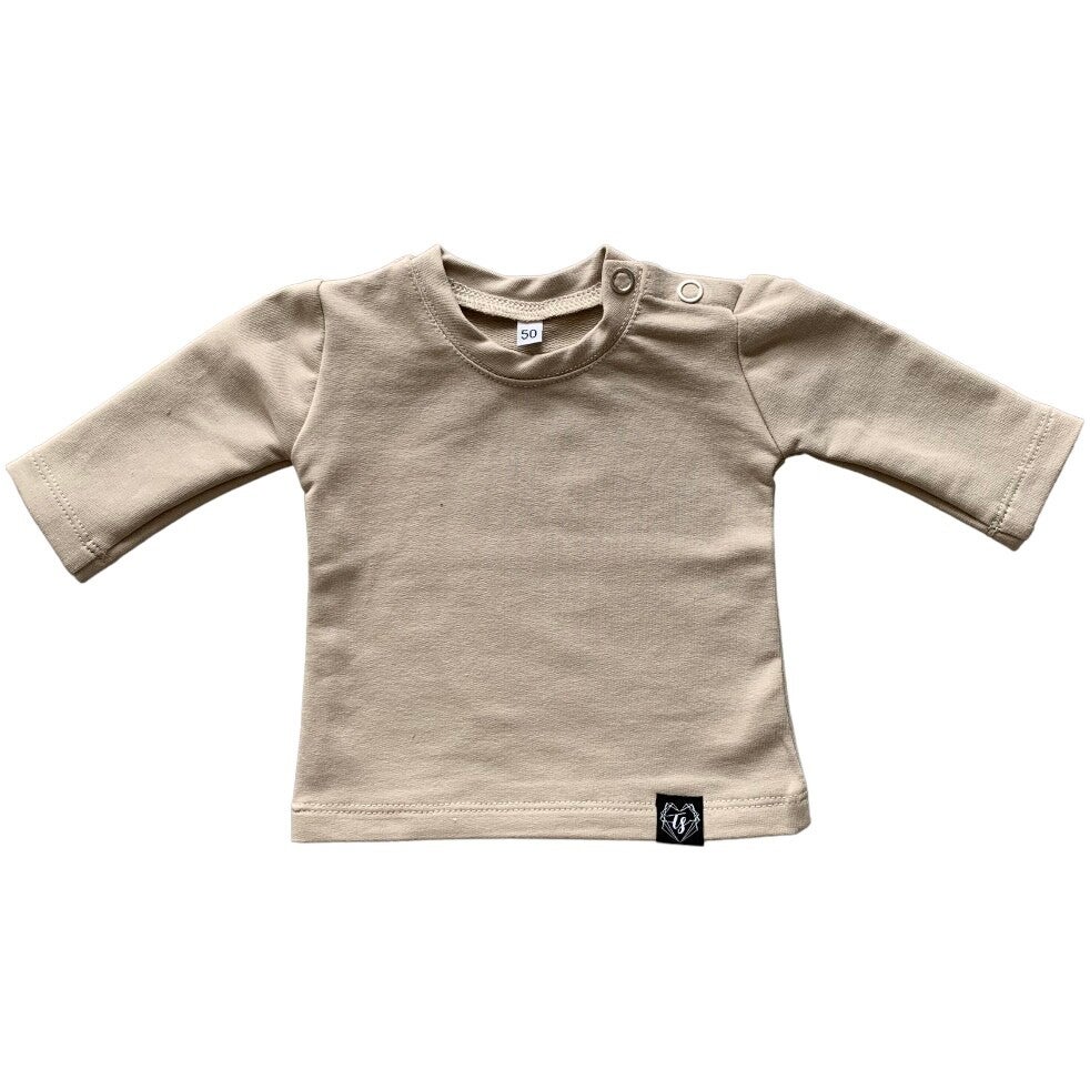 Basic sand shirtje