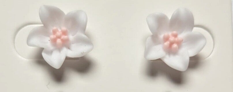Oorbellen knopjes Bloemen