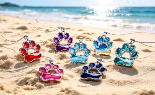 Resin Paw Pendants