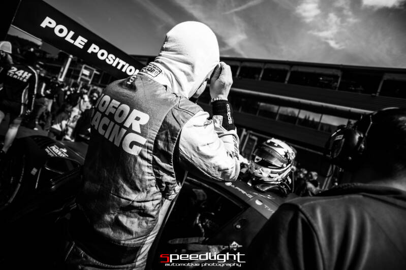 Preparation pour le pilote de Hofor Racing avant le départ -  Michelin 12H de Spa 2025.