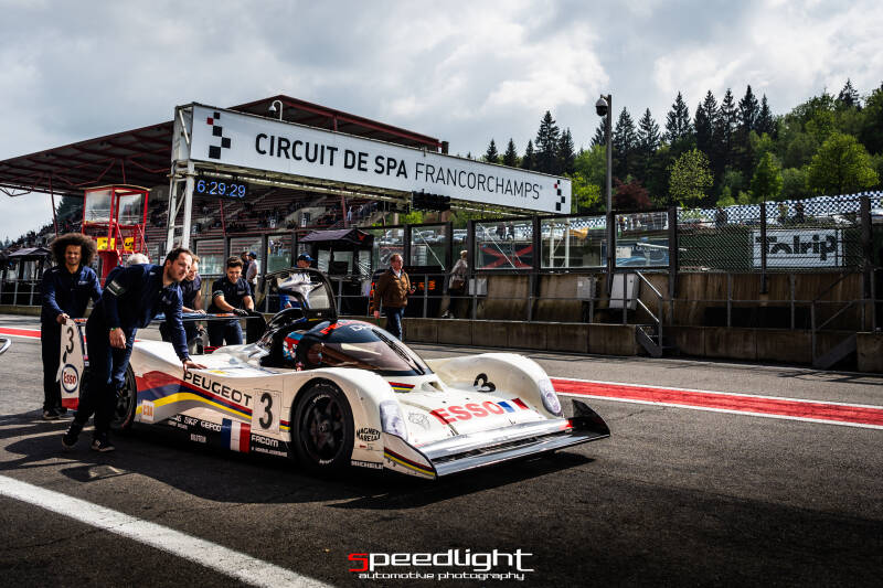 Peugeot 905EVO 1Bis 24h du mans spa-classic
