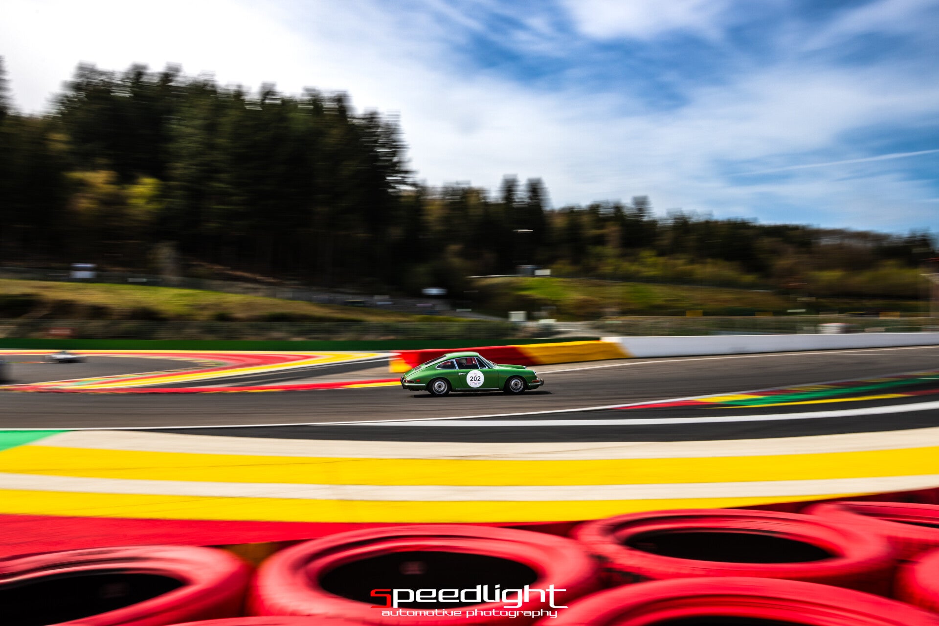 Ciel couvert sur le circuit de Spa francorchamps - Michelin 12h de Spa 2025.
