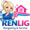 RENLIG - Rengøring & Service logo