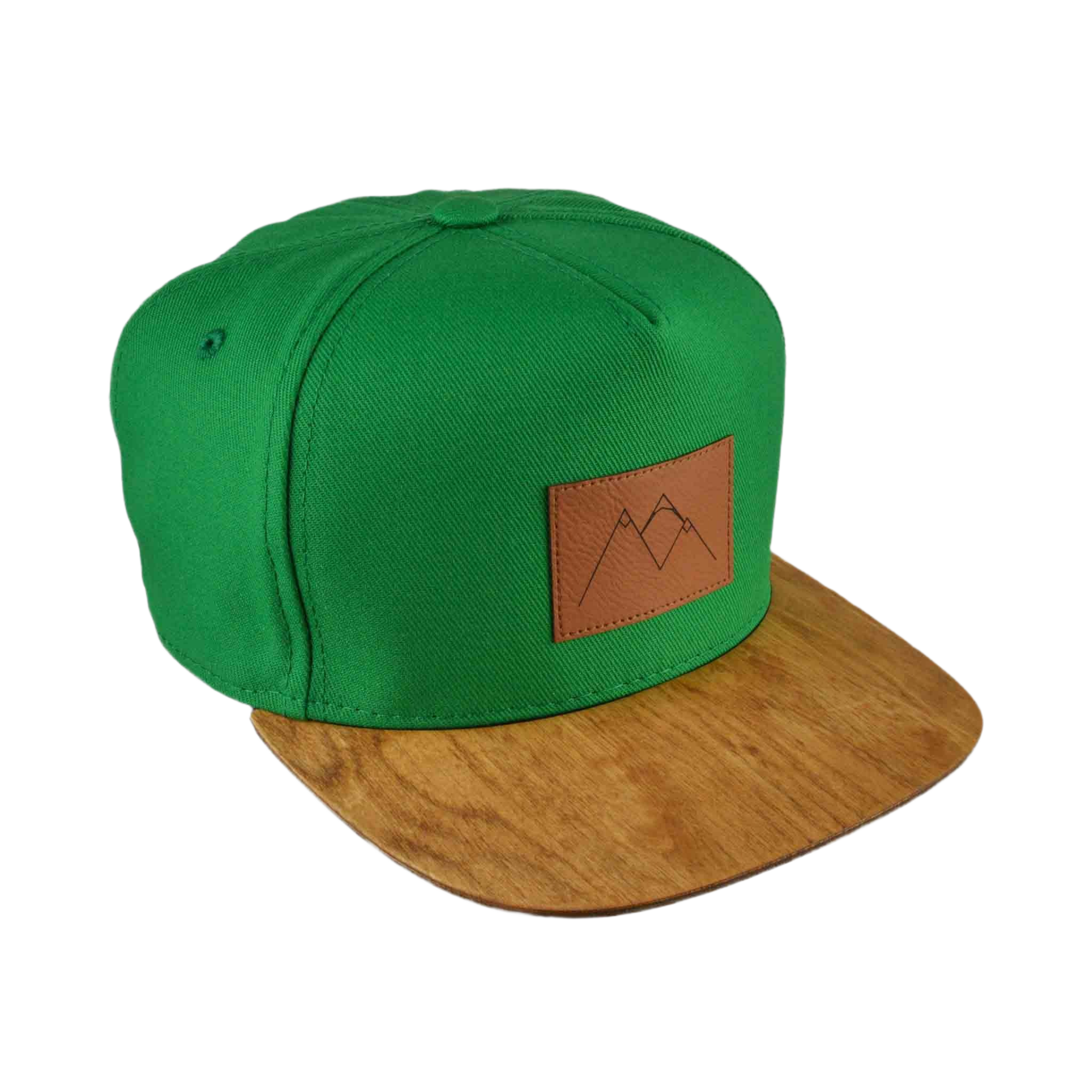 Mountains - Adult - Snapback Cap Wood