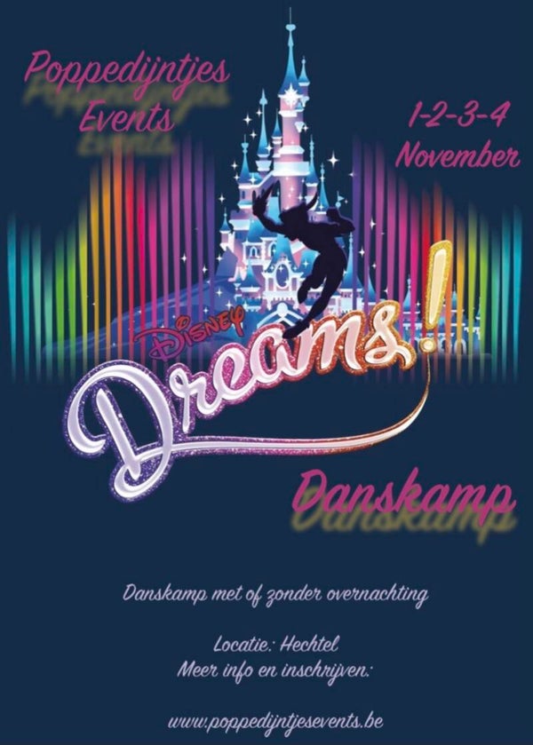Disney Dreams Danskamp 1-2-3-4 November met overnachting