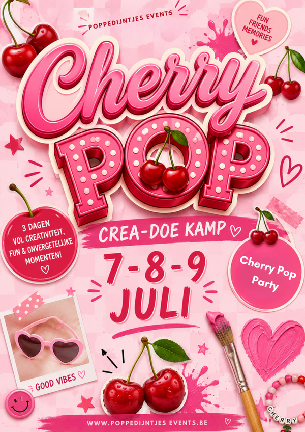 Cherry POP Jr.  Reservatie inschrijving