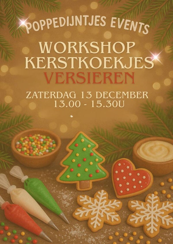 Kerstkoekjes Versieren *Vanaf 8 Jaar