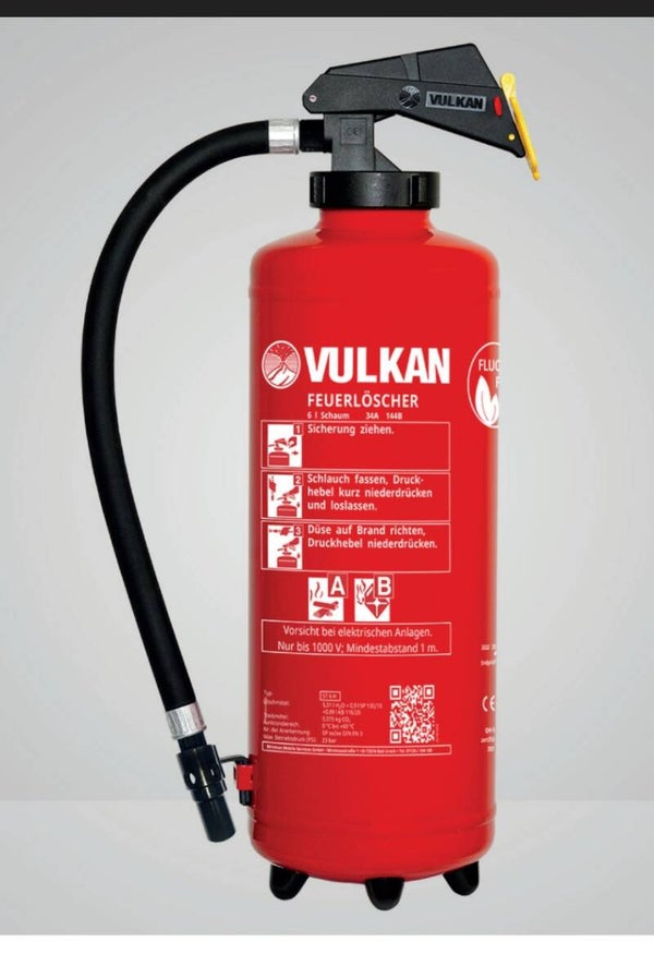 Feuerlöscher ST 6 H, DE, Vulkan, o.WH